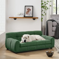 Bencmate Oversized Novelty Furniture Style Sofa Dog Bed, Green