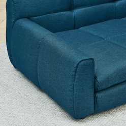 Zeus & Ruta Elevated Sofa Dog Bed, Blue slide 2 of 6