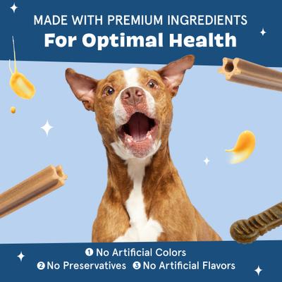 Show full view: BARK Bright Durable Dental Kit: Large Mint Flavored Dental Dog Treats + Chicken & Thyme Flavored Dog Dental Gel, 15 count, 2.5-oz gel slide 7 of 8