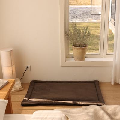 Show full view: Allisandro Waterproof & Non-Slip Dog & Cat Crate Mat, Brown, Small slide 9 of 10