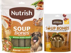Rachael Ray Nutrish Soup Bones Turkey & Rice Flavor + Chicken & Veggies Flavor Dog Treats