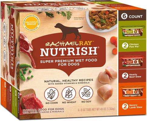 Show full view: Rachael Ray Nutrish Burger Bites, Beef Burger with Bison + Variety Pack Wet Dog Food slide 6 of 9