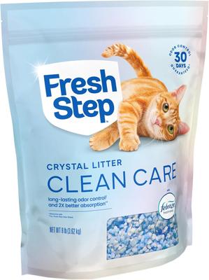 Show full view: Fresh Step Crystals Scented Non-Clumping Cat Litter, 8-lb bag slide 9 of 14