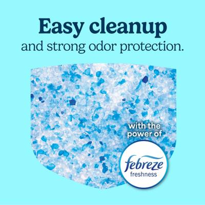 Show full view: Fresh Step Clean Care Febreze Freshness Scented Non-Clumping Crystal Cat Litter, 8-lb bag slide 5 of 11