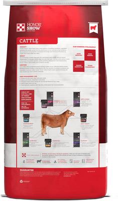 Show full view: Purina Animal Nutrition Honor Show Finishing Touch 12 DX FLK Cattle Feed, 50-lb bag slide 2 of 4