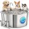 Show in main carousel: Casfuy PWS-701 Stainless Steel Dog Water Fountain, X-Large: 12-L / 3.2-gal slide 1 of 7