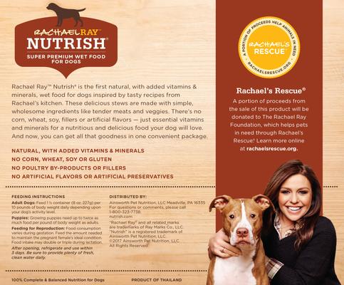 Show full view: Rachael Ray Nutrish Burger Bites, Beef Burger with Bison + Variety Pack Wet Dog Food slide 7 of 9