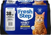 Fresh Step Heavy Duty Febreze Freshness Odor Control Multi-Cat Clumping Cat Litter, 9.5-lb bag, 4 count