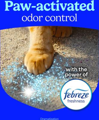 Show full view: Fresh Step Odor Shield Febreze Freshness Scented Multi-Cat Clumping Cat Litter, 14-lb slide 5 of 11