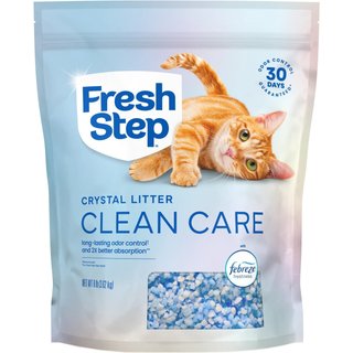 Fresh Step Clean Care Non-Clumping Crystal Cat Litter, 8-lb bag slide 1 of 9
