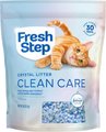 Fresh Step Clean Care Febreze Freshness Scented Non-Clumping Crystal Cat Litter, 8-lb bag