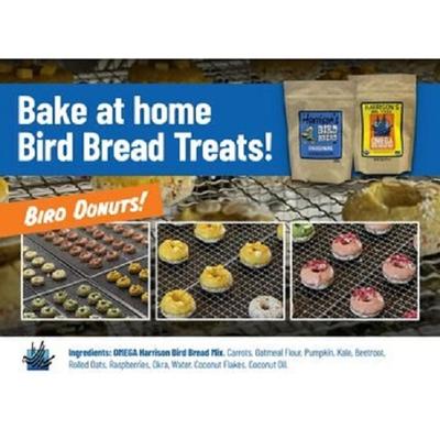 Show full view: Harrison's Bird Foods Bird Bread Mix Omega Organic Powder Bird Food, 11.4-oz bag slide 8 of 9