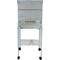 Show in main carousel: YML Square Top Small Bird Cage with Wheeled Stand, Medium: 18 x 14 x 49-in, White slide 1 of 4