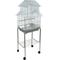 Show in main carousel: YML Pagoda Top Small Bird Cage with Wheeled Stand, Medium: 18 x 14 x 56-in, White slide 2 of 3