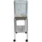 Show in main carousel: YML Shell Top Small Bird Cage with Wheeled Stand, Medium: 18 x 14 x 49-in, White slide 2 of 3