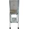 Show in main carousel: YML Square Top Small Bird Cage with Wheeled Stand, Medium: 18 x 14 x 49-in, White slide 4 of 4
