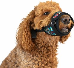 Labra Dog Soft Training Muzzle, Black Multicolor, Small slide 2 of 4