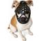 Show in main carousel: Labra Short Snout Flexible Silicone Dog Muzzle, Black, Large slide 4 of 4