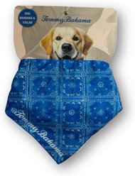 Tommy Bahama Pet Dog Bandana, Navy Floral, Large