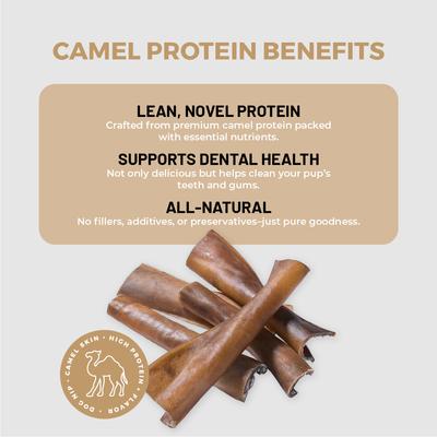 Show full view: Dog Nip Geese Camel Skin Natural Dog Chew Treats, 15-oz pouch slide 5 of 8