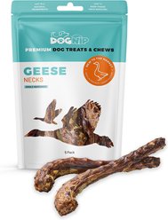 Dog Nip Geese Whole Geese Necks Natural Dog Chew Treats, 5 count