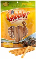 Dog Nip Gobble Turkey Tendon Sticks High Protein Dehydrated Dog Treats, 6-oz pouch