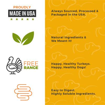 Show full view: Dog Nip Gobble Turkey Tendon Sticks High Protein Dehydrated Dog Treats, 6-oz pouch slide 4 of 7