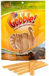 Dog Nip Gobble Turkey Tendon Strips High Protein Dehydrated Dog Treats, 6-oz pouch slide 1 of 5
