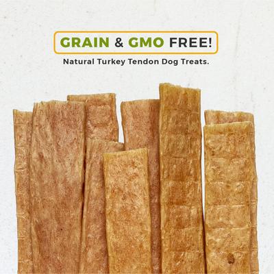 Show full view: Dog Nip Gobble Turkey Tendon Strips High Protein Dehydrated Dog Treats, 6-oz pouch slide 3 of 6