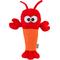 Show in main carousel: Outward Hound Lobster Coated Critterz Squeaky Fetch Plush Dog Toy, Red, Medium: 10.4-in slide 1 of 5