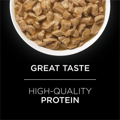 Show full view: Purina Pro Plan Veterinary Diets UR Urinary St/Ox Savory Selects Salmon in Sauce Wet Cat Food, 5.5-oz can, case of 24 slide 4 of 13