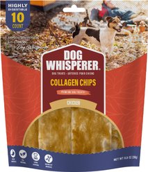Dog Whisperer Collagen 6-inch Chicken Chips, 7-oz, 10 count