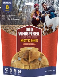 Dog Whisperer Collagen 3-5-inch Chicken Knotted Bones, 7.4-oz, 8 count
