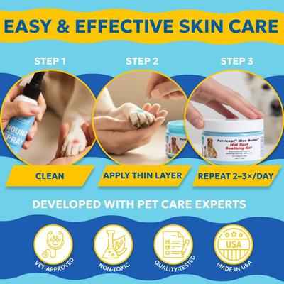 Show full view: Forticept Blue Butter Antimicrobial Gel for Dogs & Cats, 4-oz slide 7 of 10