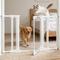 Show in main carousel: WAOWAO Clear Acrylic Auto-Close Safety Dog Gate, White, 47 to 57-in slide 3 of 11