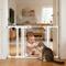 Show in main carousel: WAOWAO Clear Acrylic Auto-Close Safety Dog Gate, White, 47 to 57-in slide 1 of 11