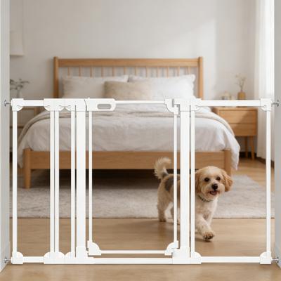 Show full view: WAOWAO Clear Acrylic Auto-Close Safety Dog Gate, White, 57 to 66-in slide 3 of 10
