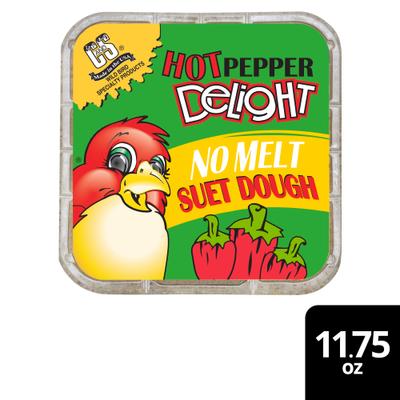 Show full view: C&S Hot Pepper Delight No Melt Suet Dough Wild Bird Food, 11.75-oz tray, 3 count slide 9 of 12