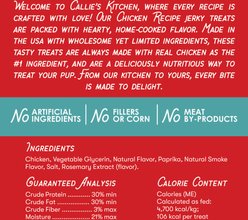 Callie's Kitchen Homestyle Harvest Grain-Free Chicken Jerky Dog Treats, 2-lb bag slide 2 of 4