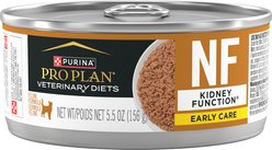 Purina Pro Plan Veterinary Diets NF Kidney Function Early Care Wet Cat Food, 5.5-oz, case of 24