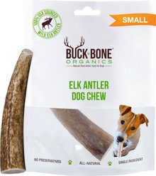 Buck Bone Organics Whole Elk Antler Dog Chews, 4-in