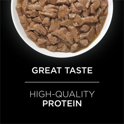 Show full view: Purina Pro Plan Veterinary Diets UR Urinary St/Ox Savory Selects Turkey & Giblets in Sauce Wet Cat Food, 5.5-oz can, case of 24 slide 4 of 13