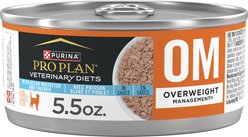 Purina Pro Plan Veterinary Diets OM Overweight Management Wet Cat Food, 5.5-oz, case of 24