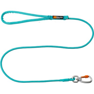 Non-stop Dogwear Non-stop Dogwear Trekking Rope Dog Leash, Teal, 2-m long, 8-mm wide