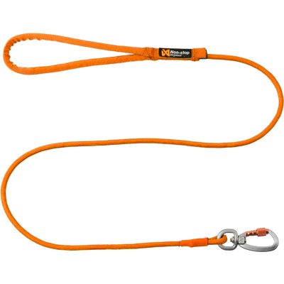 Non-stop Dogwear Non-stop Dogwear Trekking Rope Dog Leash, Orange, 2-m long, 8-mm wide