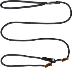 Non-stop Dogwear Retriever Dog Leash, Black, 1.6-m long, 6-mm wide