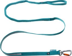 Non-stop Dogwear Touring Bungee Dog Leash, Teal, 2.8-m long, 23-mm wide