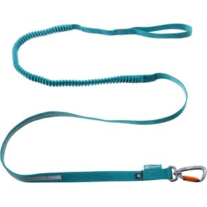 Non-stop Dogwear Touring Bungee Dog Leash, Teal, 2.0-m long, 23-mm wide