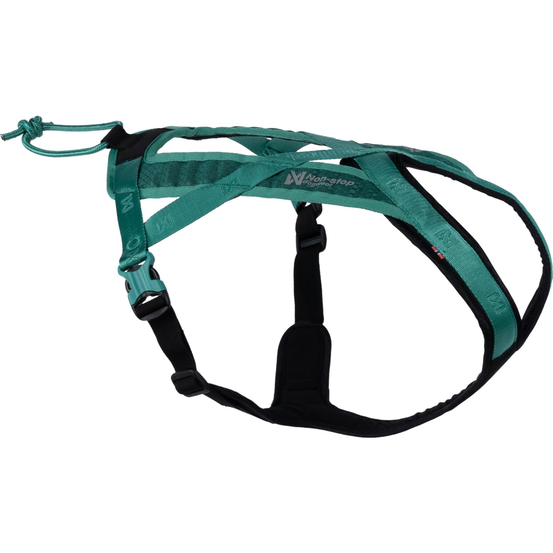 Non-stop Dogwear Rush Dog Harness, Teal, 6: 22.0 to 34.3-in chest