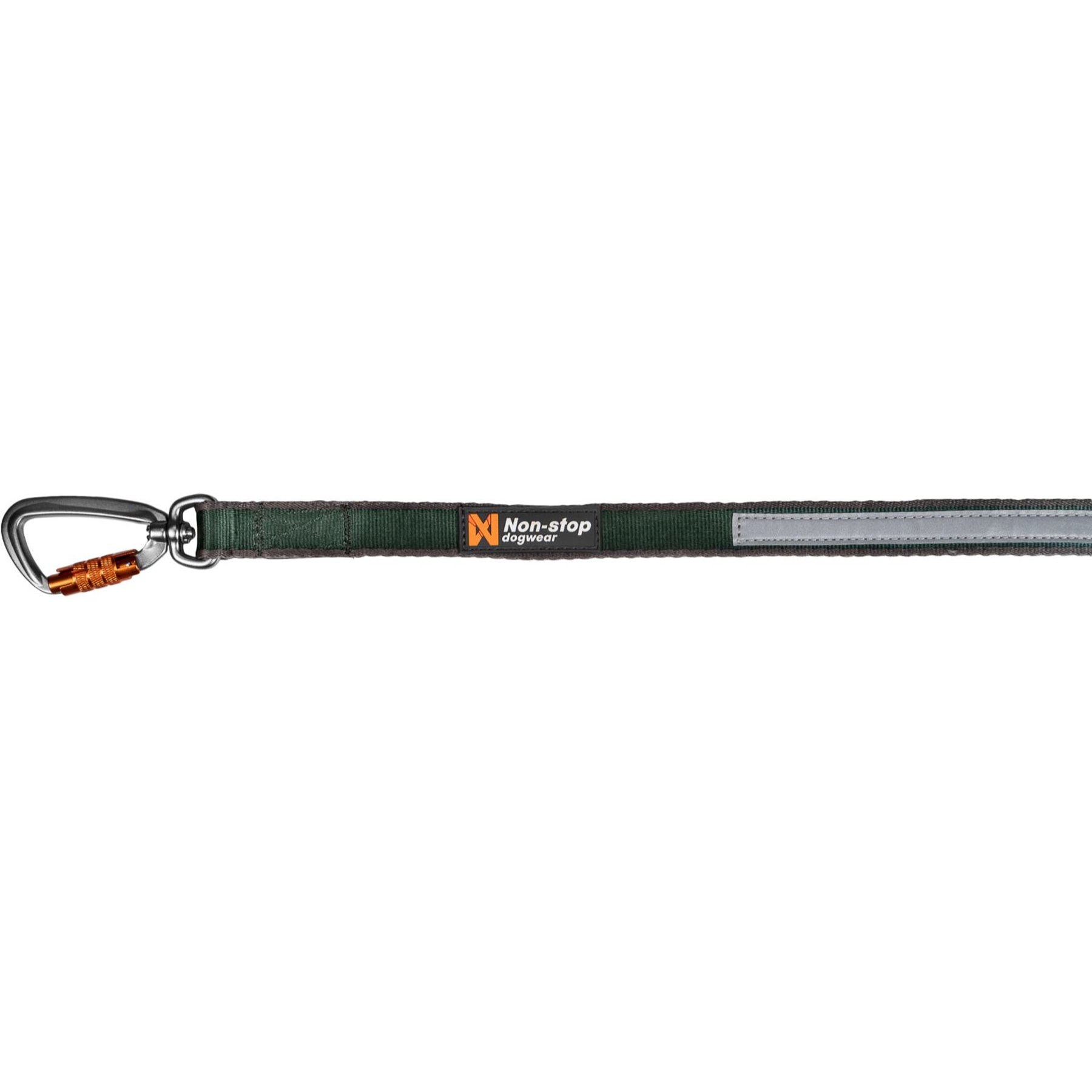 Non-stop Dogwear Move Dog Leash, Green, 1.7-m long, 20-mm wide